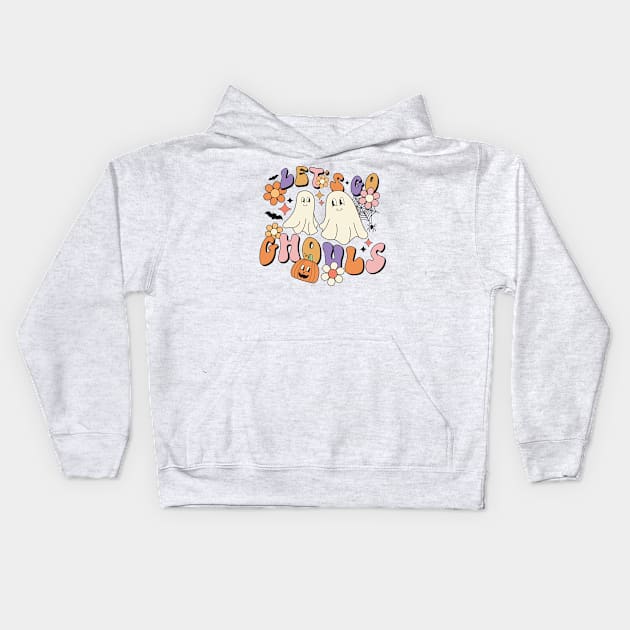 Let's Go Ghouls Kids Hoodie by LMW Art